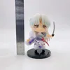 Action Toy Figures 10cm Anime Inuyasha Figur Miroku Q Version Toys Cartoon Doll PVC Action Figur Model for Children