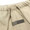 Designer shorts hommes court à la mode couleur unie pur coton cravate pantalon à la mode marque hommes cinq pièces pantalon été minimaliste tempera hommes loisirs court