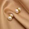 Dos Boucles D'oreilles Coréen Perle Oreille Clip Aimant Magnétique Sans Piercing Pour Les Femmes Mode Élégant Manchette Bijoux De Mariage
