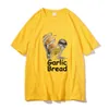 Мужские футболки, когда твоя мама, мейн, хлеб, чесночный хлеб мужчина, женщины Т-рубашки, хараджуку, графический винтажный модный унисекс повседневная свободная футболка 230515