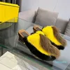 Sandal Mink para chapéus de salto de peles de pele chinelos de salto alto tamancos de sandália Slipers slides de couro vintage Tamanho do Stiletto 35-42
