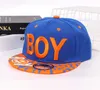 Snapbacks Boy Letter Embroidery Hip Hop Cap Unisex Kids Snapback Cap Kids Baseball Cap Sun Hat For Girls Dance P230512