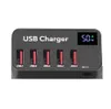 Multi portable usb charger mini 5 Port USB C PD laptop charger 60W 65W multi usb Wall Charger for Mobile Phone