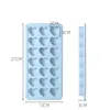 Glassverktyg 1pc Silikon Heart Ice Mold BPA Gratis isbitboll Bolltillverkare med täckning DIY Hemmagade bar Accessiories 230515