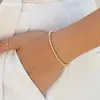 Chain Handmade Gold Bead Bracelet 14K Gilded Bracelet Gold Jewelry Poho Bracelet Retro Poho Women's Jewelry 230512