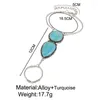 Link bransoletki mody kobiety turkusowe geometryczne bransoletka ringu Simi yafeng plaż