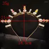 Hair Clips Luxury Headband Accessories Women Crystal Girls Alloy Bezel Ornaments Headset Bridal HeaddressHeadscarf