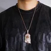 Custom Hiphop Bling Cross Necklace 925 Sterling Silver Gold Plated Vvs Moissanite Jesus Pendant