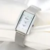 Wristwatches Niche Steel Strap Ladies Watch Mesh Female Performance Goods Quartz Stylish And Simple