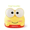 Cute cartoon frog tissue box plastic home tissue box desktop napkin storage box