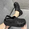 Пляжные сандалии Baotou Hole Shoes Женские летние наружные анти-скольз