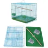 Jaulas para pájaros s Parakeet Parrot Bird Cage Pet Wire Rectangular Small Cage para pájaros pequeños y canarios Rekord Equiped Feeders 230516