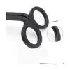 Scissors 50Pc Black And Sier 18X6Cm Stainless Steel Candle Wick Trimmer Oil Lamp Trim Scissor Tijera Tea Cutter Snuffer Tool Hook Cl Dhcys