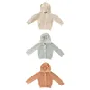 Pullover Ins Bambini Baby Cute Bear Ear Shape Boy Autunno Cardigan in lana con cappuccio