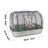 S Портативная клетка для переноса птиц PET Parrot с прозрачной съемной съемной клеткой -клеткой для пищи 230516