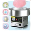 Processors Handlowa maszyna do waty cukrowej maszyna do robienia waty cukrowej ze stali nierdzewnej elektryczny DIY Candy Cotton Maker