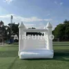 10/13/15ft new design white bounce house inflatable for party rental bouncy castle white with blower shipping