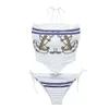 Sailor Wind Free Split Swimsuit Kleine borst Slimmen uitgehold bikini zwempak Vrouw Jin Luo Qi Swimsuit