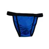 Calzoncillos de algodón para hombre, ropa interior elástica de LICRA, bañadores grandes de cintura baja, Tanga sedoso de secado rápido, pantalones cortos sencillos sólidos