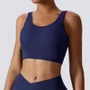 Yoga Outfit Wyplosz Crop Rembourré Top Soutien-Gorge Sous-Vêtements Sportswear Femme Gym Sport Débardeur Courir Entraînement Femme Sans Couture Invisible Cross Strap