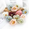 Decorative Flowers 10PCS Artificial Wholesale Scrapbook DIY Christmas Home Decoration Wedding Party Garden Arch Fake Silk Tea Roses Buds