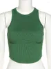 Zbiorniki damskie Taruxy Summer O-Neck Tank Top Kobiety Knitte szczupły rękawowe Croset na 2023 Eleganckie Tree Y2K Tops TEE