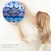 Wall Clocks Steering Wheel Modern Printed Acrylic Clock Nautical Vessel Sailing Adventure Anchor Non Ticking Hanging Home Decor Watch