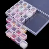 28/56 Girds Detachable Plastic Storage Box with Label Sticker For Jewelry Nail Art Diamond Painting Accessories Container boxes