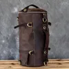 Sac à dos homme sac de voyage alpinisme hommes sacs main-fou Oli cuir véritable grande capacité seau épaule