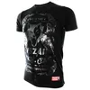 Herr t-shirts vszap mma klädskjortor rashguard fitness basskikt hud tätt vikt lyftande män t skjortor muay thai shorts boxe j230516