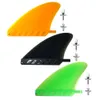 Surfboards 4.6 Inch Soft Flex Sup Center Fin White Water Fin For Air Sup Long Board Surfboard Inflatable Paddle Board Surfing Accessories 230515