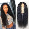 Highknight Cheap Price 100% Brazilian Virgin Human Hair Curly V Part Wigs For Black Women present