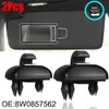 NOVO 2PCS ABS PLÁSTICO PLÁSTICO BLACE SUN CLIP GANHOS 4,2*2,1CM 4F0857561 8W0857562A PARA AUDI A6 C6 A8 /VW PASSAT B7