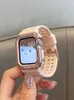 Milanese Loop Bracelet Bracelet и Iwatch Frame Cover Cover для Apple Watch Ultra 49 -мм полоса серии 8 7 6 SE 5 41 мм 45 мм 44 мм 42 -мм роскошный ремешок IWATCH 4 3 DESGINERES