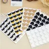 24 pcs/lot 1 sheets 사진 앨범 프레임 장식 스크랩북 사진 보호 장식을위한 DIY 빈티지 코너 크래프트 종이 스티커