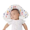 Travesseiros travesseiros de bebê nascidos ergonômicos de 0 a 3 anos de idade, protetor de cabeça de cabeça, travesseiro de barro do quarto da sala de bebê 230516