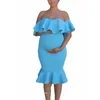 Zwangerschapsjurken Zwangerschapsjurken voor PO -schiet Zwangerschapsjurk zwangere kleding Zwangerschapskleding Pography Props Kleding Materniteit Rok 230516