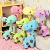 18cm Cute Giraffe Plush Toy Pendant Soft Deer Stuffed Cartoon Animals Doll Baby Kids Toys Christmas Birthday Colorful Gifts Children Gift