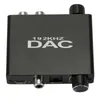 Digital to analog 3.5 audio converter DAC 192KHz adjustable volume with bass adjustment spdif RL