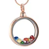 Pendant Necklaces Urns Keepsake Memorial Necklace For WomenRound Glass With Colorful Birthstone Cremation Jewelry Ashes Holder K9889Pendant