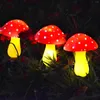 Drag 4/6/8 Mushroom Garden Lights IP65 Solar Landscape Light Lighting Ornaments Home Decor For Courtyard Lawn