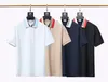 Camisa pólo masculina pólo tops tshirt camiseta camisetas bordados de mangas curtas camisetas para homens tshirts designer poloshirts no verão botão de lapela roupas de algodão casal de algodão