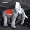 Ballon gonflable géant de mascotte d'éléphant d'éléphant de représentation de défilé pour la décoration d'étape de carnaval