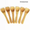 8 Beden Küçük Bambu Kaşıklar Doğal EEO Dostu Mini Bal Kaşıkları Mutfak Mini Kahve Teaspa Teaspa Kids Ice Cream Scoop 9 ~ 16cm