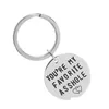 Fivela de aço inoxidável de anéis -chave Você é meu idiota favorito homem de homens amantes Humor Keychain 25mm keyring jóias ornamentos 2 8zb m2 otsqf