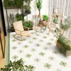 Tapis Ménage Cuisine Géométrique Tapis Imperméable Et Résistant À L'huile Balcon Simple Tapis Antidérapant Pvc Wipeable Cutable Bay Window Mats