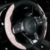 Coprivolante in cristallo con strass per auto Copri maniglia universale in diamante per auto adatto per accessori regalo per ragazze da donna