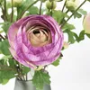 Decorative Flowers Artificial Plants Purple Green Pink Lotus Plastic Home Garden Decorate