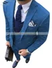 Costumes pour hommes 2023 3 pièces laine rose costume pour hommes blazer décontracté bal brun smokings tweed châle revers fête veste verte pour les mariés de mariage