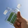90 ° 14mm Clear Green Tire 스타일 Hocka Ash Catcher Heady Glass Dab Rigs Bong Glass Water Pipe 흡연 도구